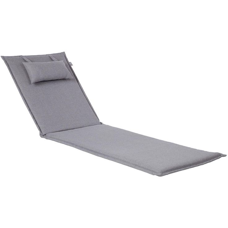 Cushion for chair WICKER 55x195x3cm, grey
