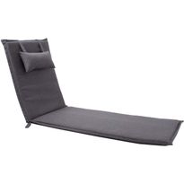 Kansituolityyny Home4You WICKER 55x195x3 cm, tummanharmaa