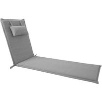 Tuolin pehmuste Home4You WICKER 55x195x3 cm, harmahtava beige