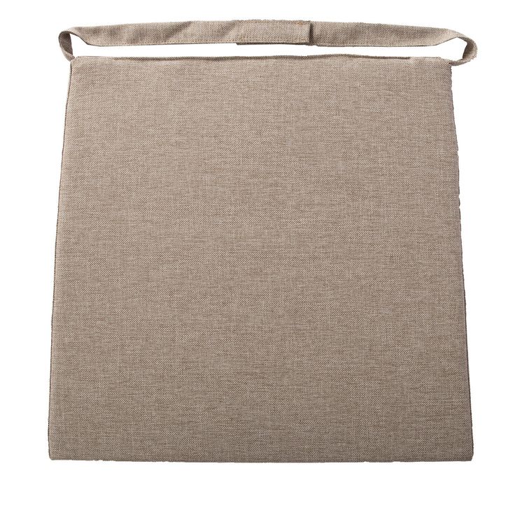 Chair pad WICKER-2/3, 48x46xH3cm, beige