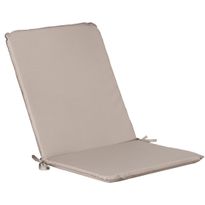 Istuin-selkänojapehmuste Home4You OHIO vedenpitävä, 43x90x2,5 cm beige