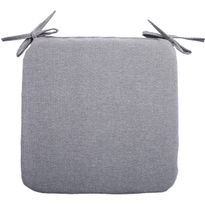 Tuolin pehmuste Home4You SIMPLE harmaa 39x39x2,5 cm