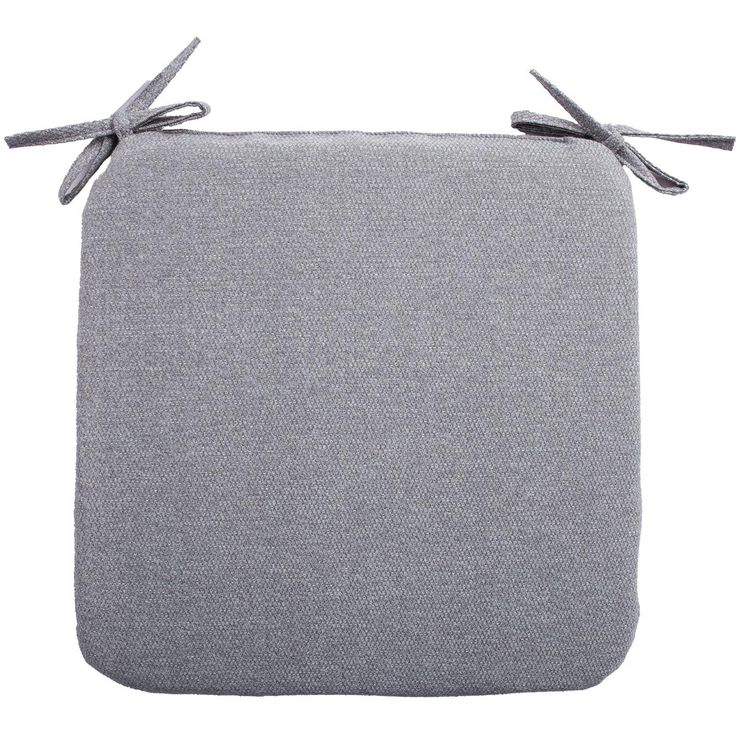 Cushion for chair SIMPLE GREY 39x39x2,5cm, grey