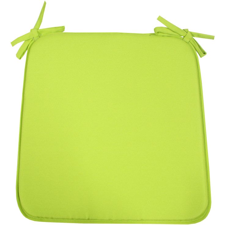 Chair pad SUMMER 39cmx39x2,5cm, light green