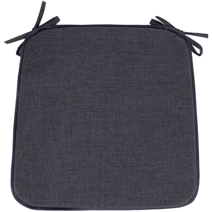 Chair pad SUMMER 39x39cm, dark grey