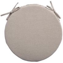 Tuolin pehmuste Home4You SIMPLE beige Ø38x2,5 cm