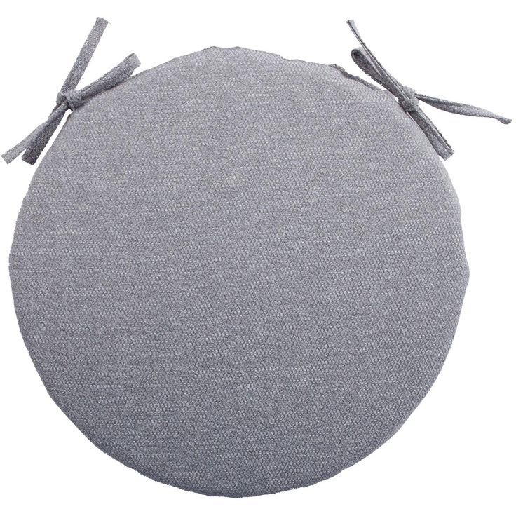 Cushion for chair SIMPLE GREY D38x2,5cm, hall