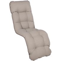 Tuolin pehmuste Home4You BADEN-BADEN 48x165 cm, beige
