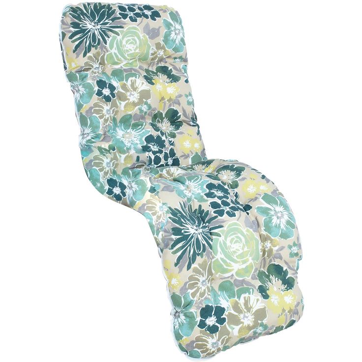 Cushion for chair BADEN-BADEN 48 x 165 cm, light floral