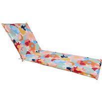 Terassituolin pehmuste Home4You NORDIC kukkakuosi 55x190x5 cm, monivärinen