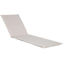 Tuolin pehmuste Home4You SUMMER 55x190x5 cm, valkoinen