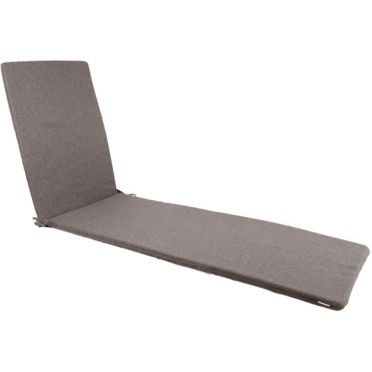 Deck chair pad SIMPLE BROWN 55x195xH3cm