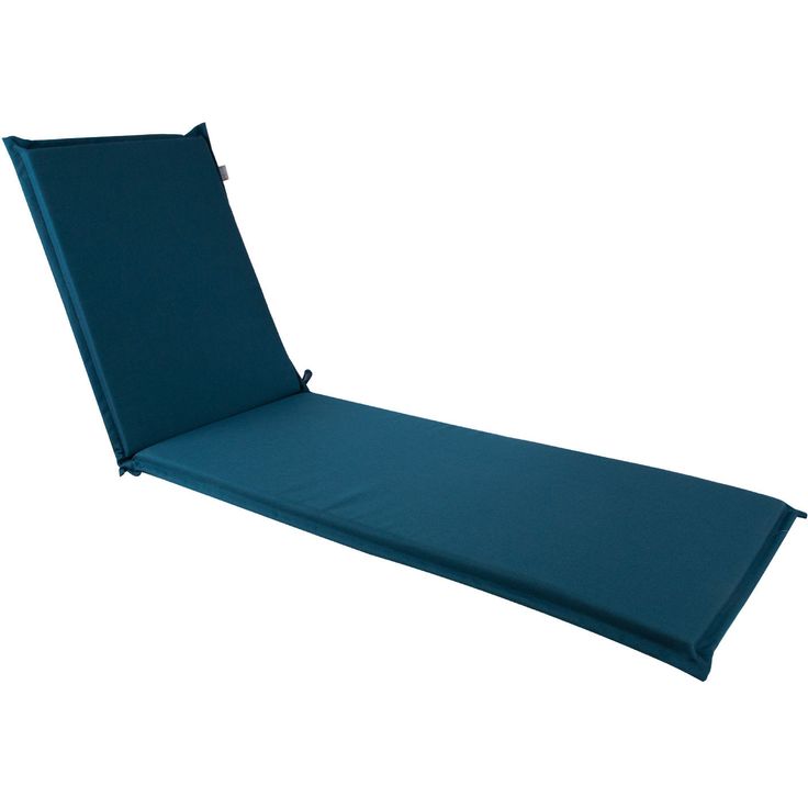 Deck chair pad SUMMER 55x190xH5cm, dark blue