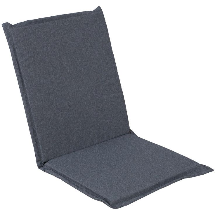 Cushion for chair SUMMER 42x90x3cm, dark grey