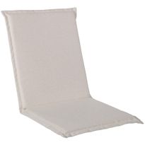 Tuolin pehmuste Home4You SUMMER 42x90x3 cm, valkoinen