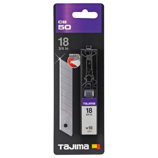 Varaterät Tajima Dora Endura, 18mm, 10 kpl