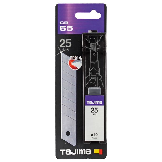 Varaterät Tajima Dora Endura, 25mm, 10 kpl