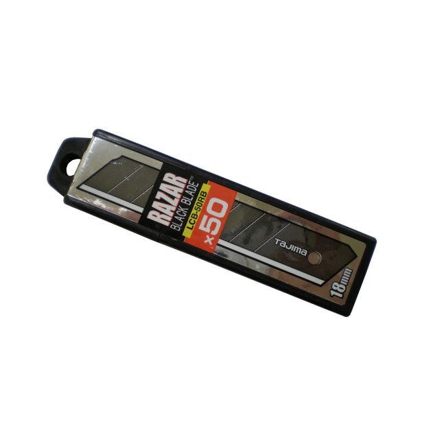 Varaterät Tajima Razar Black, 18mm, 50 kpl