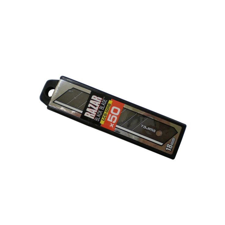 Varaterät Tajima Razar Black, 18mm, 50 kpl