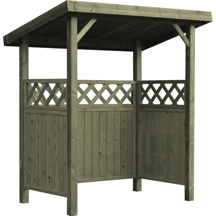 Jätekatos Lux Tupla pulpettikatto, 600l tai 2x240l astialle, vihreä
