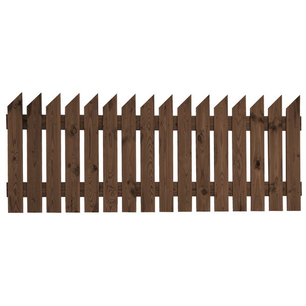 Aitaelementti Vainio A24R 2000x800 mm pystylauta ruskea