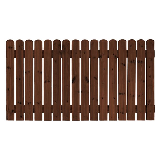 Aitaelementti Nummi Lux A58R 2000x1100 mm pystylauta 21 mm hienosahattu ruskea