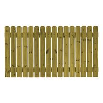 Aitaelementti Nummi Lux A58 2000x1100 mm pystylauta 21 mm hienosahattu vihreä