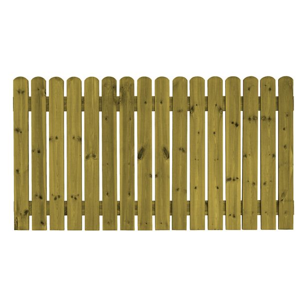Aitaelementti Nummi Lux A58 2000x1100 mm pystylauta 21 mm hienosahattu vihreä