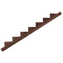 Porrasrunko, 7-askelmainen, painekyllästetty, ruskea