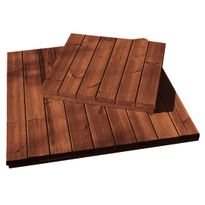 Puulaatta L1640R 400x400x16 mm ruskea