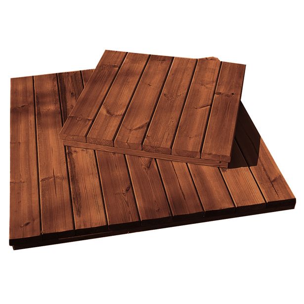 Puulaatta L2190R 900x900x21 mm ruskea