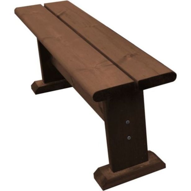 Puutarhapenkki Saku 1200 N1062 ruskea 