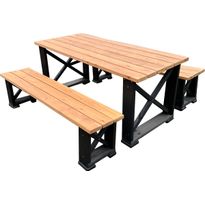 Kalusteryhmä Ruska N250 170cm musta/tatti