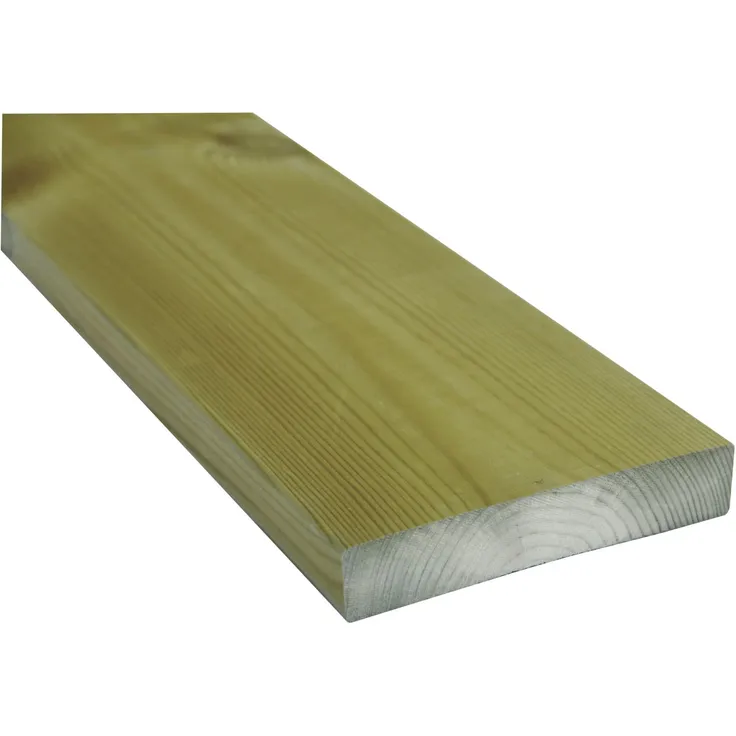 Terassilauta 28x145x2395mm, kestopuu, AB, vihreä