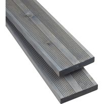 Terassilauta 28x145x2395mm, öljytty kestopuu, AB, harmaa