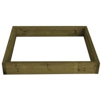 Terassielementti Tammiston Puu pohjakehikko T01, 980x980mm, vihreä