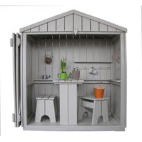Leikkimökki Harmonia 600x1200x1400 mm puuvalmis