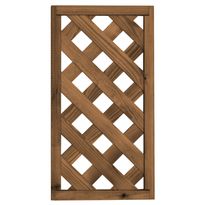 Terassielementti Sisäritilä puolikasaitaan T27R 300x570 mm ruskea