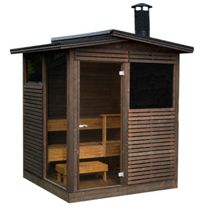 Pihasauna Kota, 4m², Narvi NC 16 -kiuaspaketilla
