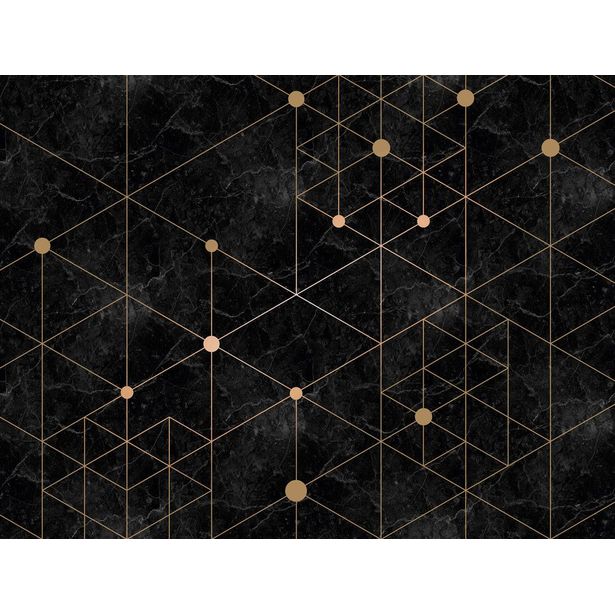 Kuvatapetti A.S. Creation THE WALL 38260-1, 371x280cm, musta