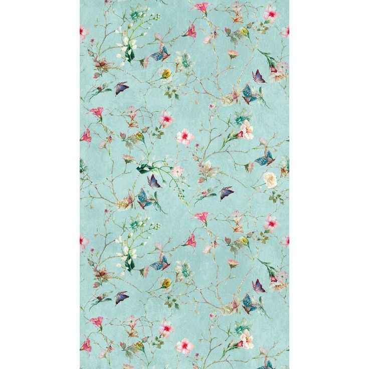 Kuvatapetti A.S. Creation THE WALL 38268-1, 159x280cm, turkoosi
