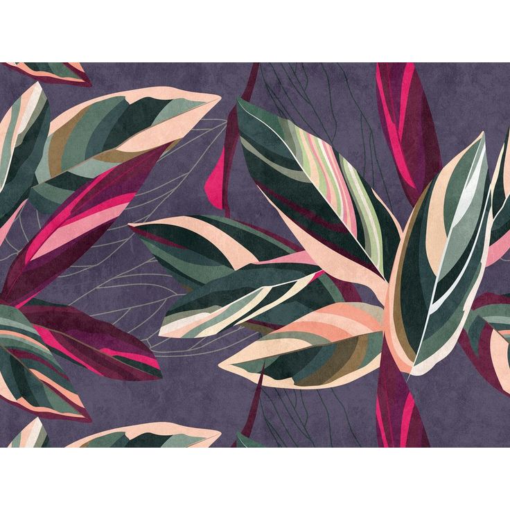 Kuvatapetti A.S. Creation THE WALL 38272-1, 371x280cm, violetti