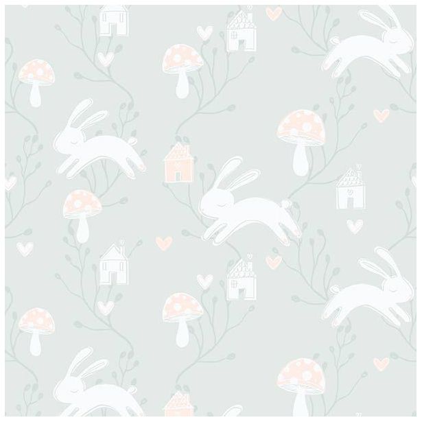 Tapetti Fiona Living@HOME 621244, non-woven, turquoise
