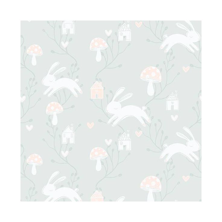 Lastenhuoneen tapetti Fiona Living@HOME 621244, non-woven, turquoise