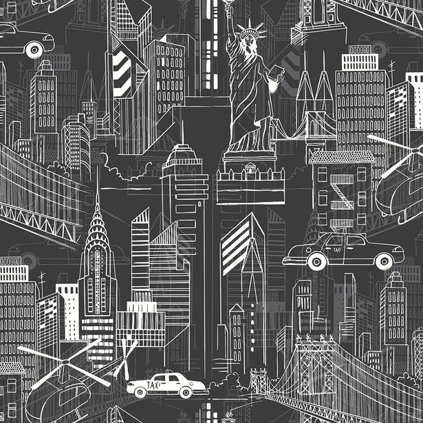 Tapetti Fiona No Limits Big City