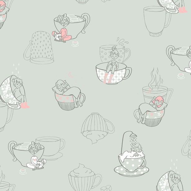 Tapetti Fiona No Limits Teatime