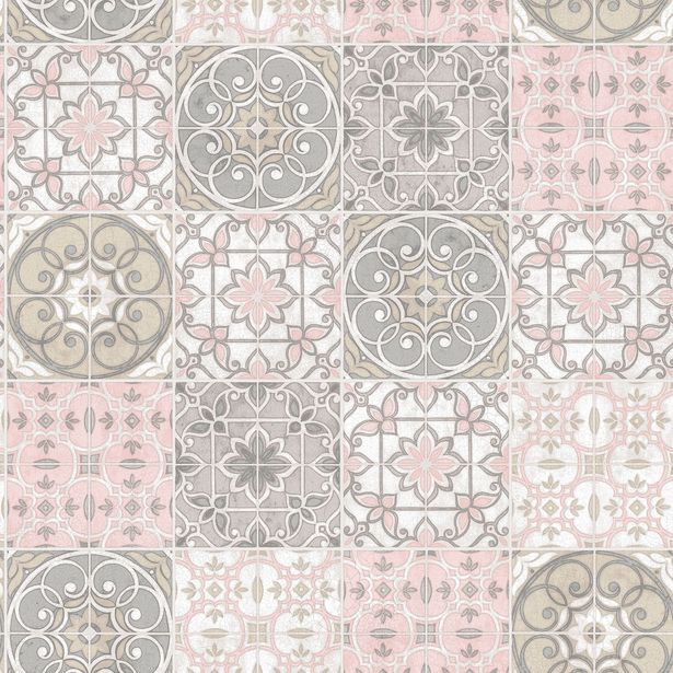 Tapetti Galerie Kitchen Elements CK36611, vaaleanpunainen