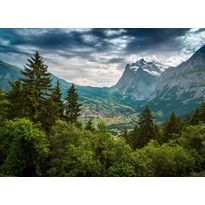 Kuvatapetti A.S. Creation Designwalls Mountain Views, 350x255cm, vihreä