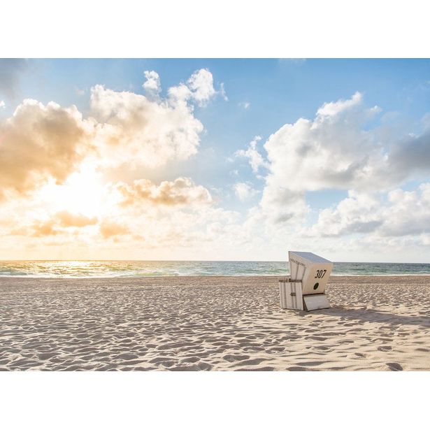 Kuvatapetti A.S. Creation Designwalls Beach Chair, 350x255cm, beige