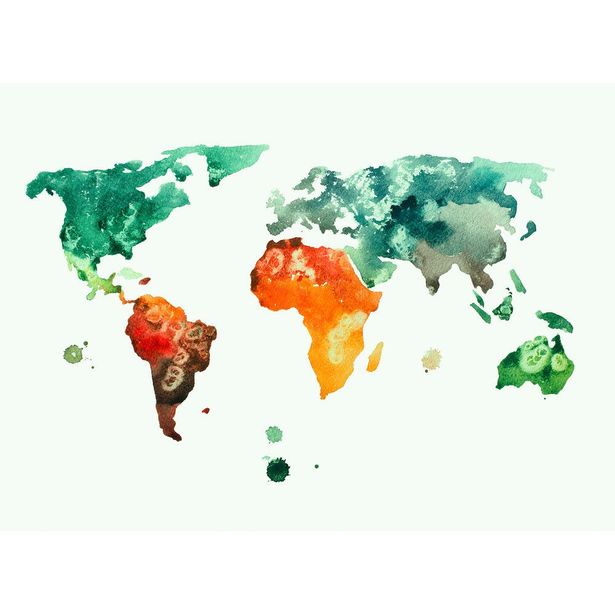 Kuvatapetti A.S. Creation Designwalls Colourful World, 350x255cm